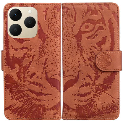 Tiger Embossing Pattern Flip Leather Phone Case, For Realme 16 5G, For Realme 16 Pro+ 5G, For Realme 16 Pro 5G, For Realme 15T 5G, For Realme Narzo 80 Lite 4G / C71 India, For Realme 15 5G / Realme 15 Pro 5G, For Realme 14, For Realme Neo7 SE          ...