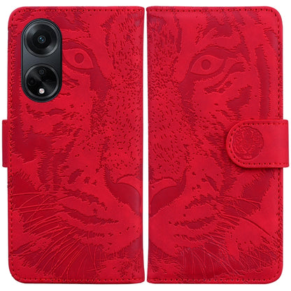 Tiger Embossing Pattern Flip Leather Phone Case, For OPPO A60 4G, For OPPO A3 Pro 5G, For OPPO F25 Pro 5G Global, For OPPO Reno11 F Global, For OPPO Reno11 Global, For OPPO Reno11 Pro 5G Global, For OPPO A59 5G / A2M, For OPPO A38 4G / A18             ...