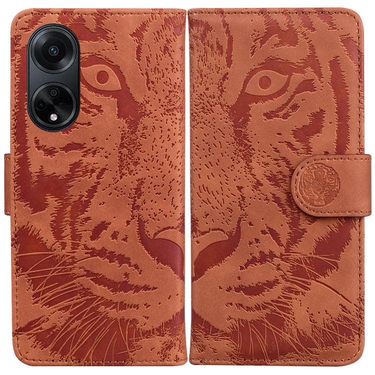 Tiger Embossing Pattern Flip Leather Phone Case, For OPPO A60 4G, For OPPO A3 Pro 5G, For OPPO F25 Pro 5G Global, For OPPO Reno11 F Global, For OPPO Reno11 Global, For OPPO Reno11 Pro 5G Global, For OPPO A59 5G / A2M, For OPPO A38 4G / A18             ...