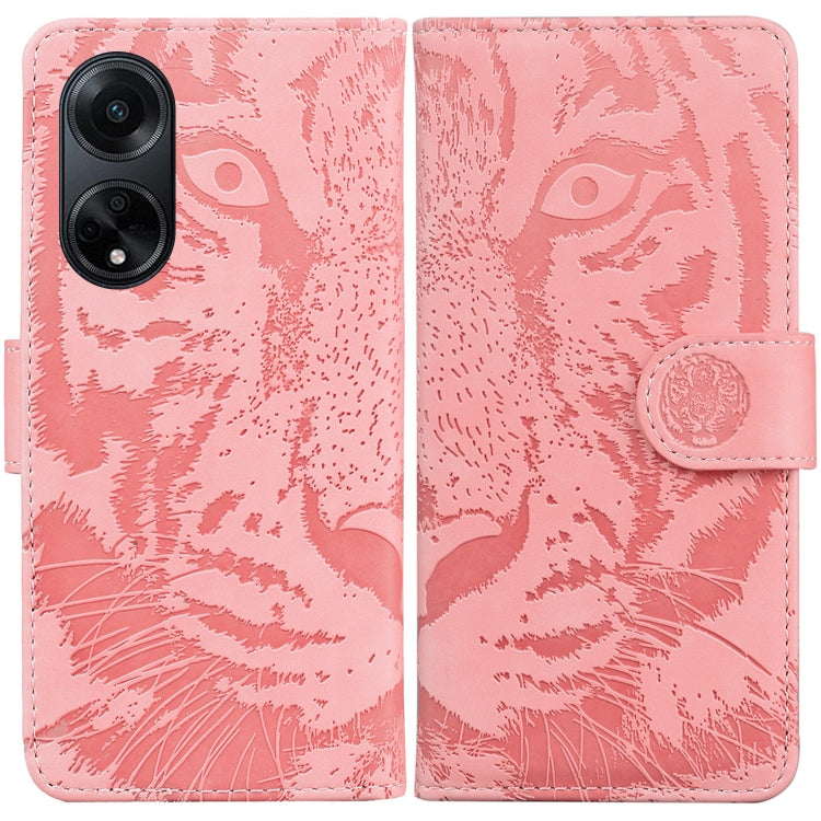Tiger Embossing Pattern Flip Leather Phone Case, For OPPO A60 4G, For OPPO A3 Pro 5G, For OPPO F25 Pro 5G Global, For OPPO Reno11 F Global, For OPPO Reno11 Global, For OPPO Reno11 Pro 5G Global, For OPPO A59 5G / A2M, For OPPO A38 4G / A18             ...