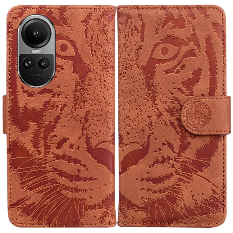Tiger Embossing Pattern Flip Leather Phone Case, For OPPO A60 4G, For OPPO A3 Pro 5G, For OPPO F25 Pro 5G Global, For OPPO Reno11 F Global, For OPPO Reno11 Global, For OPPO Reno11 Pro 5G Global, For OPPO A59 5G / A2M, For OPPO A38 4G / A18             ...