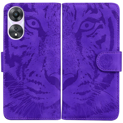 Tiger Embossing Pattern Flip Leather Phone Case, For OPPO A60 4G, For OPPO A3 Pro 5G, For OPPO F25 Pro 5G Global, For OPPO Reno11 F Global, For OPPO Reno11 Global, For OPPO Reno11 Pro 5G Global, For OPPO A59 5G / A2M, For OPPO A38 4G / A18             ...