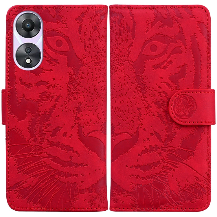 Tiger Embossing Pattern Flip Leather Phone Case, For OPPO A60 4G, For OPPO A3 Pro 5G, For OPPO F25 Pro 5G Global, For OPPO Reno11 F Global, For OPPO Reno11 Global, For OPPO Reno11 Pro 5G Global, For OPPO A59 5G / A2M, For OPPO A38 4G / A18             ...