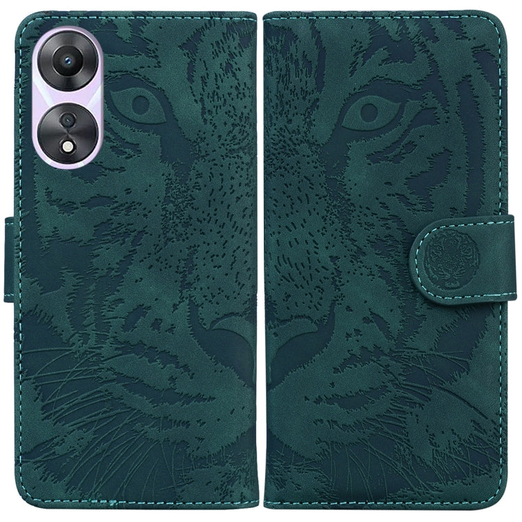 Tiger Embossing Pattern Flip Leather Phone Case, For OPPO A60 4G, For OPPO A3 Pro 5G, For OPPO F25 Pro 5G Global, For OPPO Reno11 F Global, For OPPO Reno11 Global, For OPPO Reno11 Pro 5G Global, For OPPO A59 5G / A2M, For OPPO A38 4G / A18             ...