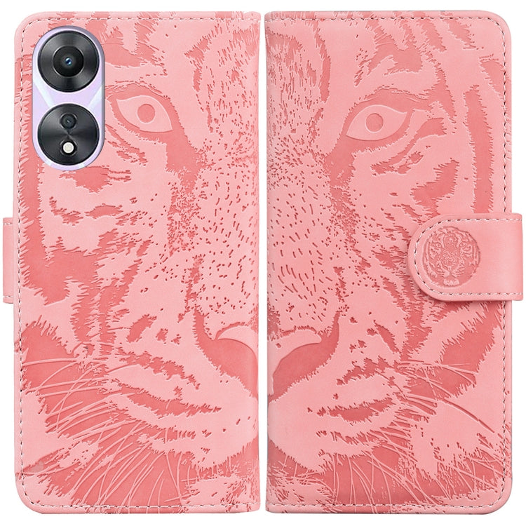 Tiger Embossing Pattern Flip Leather Phone Case, For OPPO A60 4G, For OPPO A3 Pro 5G, For OPPO F25 Pro 5G Global, For OPPO Reno11 F Global, For OPPO Reno11 Global, For OPPO Reno11 Pro 5G Global, For OPPO A59 5G / A2M, For OPPO A38 4G / A18             ...