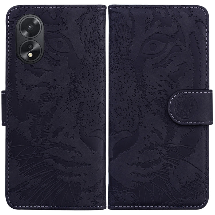 Tiger Embossing Pattern Flip Leather Phone Case, For OPPO A60 4G, For OPPO A3 Pro 5G, For OPPO F25 Pro 5G Global, For OPPO Reno11 F Global, For OPPO Reno11 Global, For OPPO Reno11 Pro 5G Global, For OPPO A59 5G / A2M, For OPPO A38 4G / A18             ...