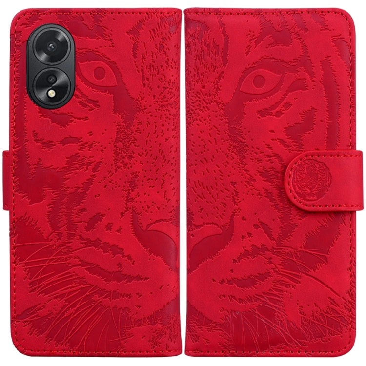 Tiger Embossing Pattern Flip Leather Phone Case, For OPPO A60 4G, For OPPO A3 Pro 5G, For OPPO F25 Pro 5G Global, For OPPO Reno11 F Global, For OPPO Reno11 Global, For OPPO Reno11 Pro 5G Global, For OPPO A59 5G / A2M, For OPPO A38 4G / A18             ...