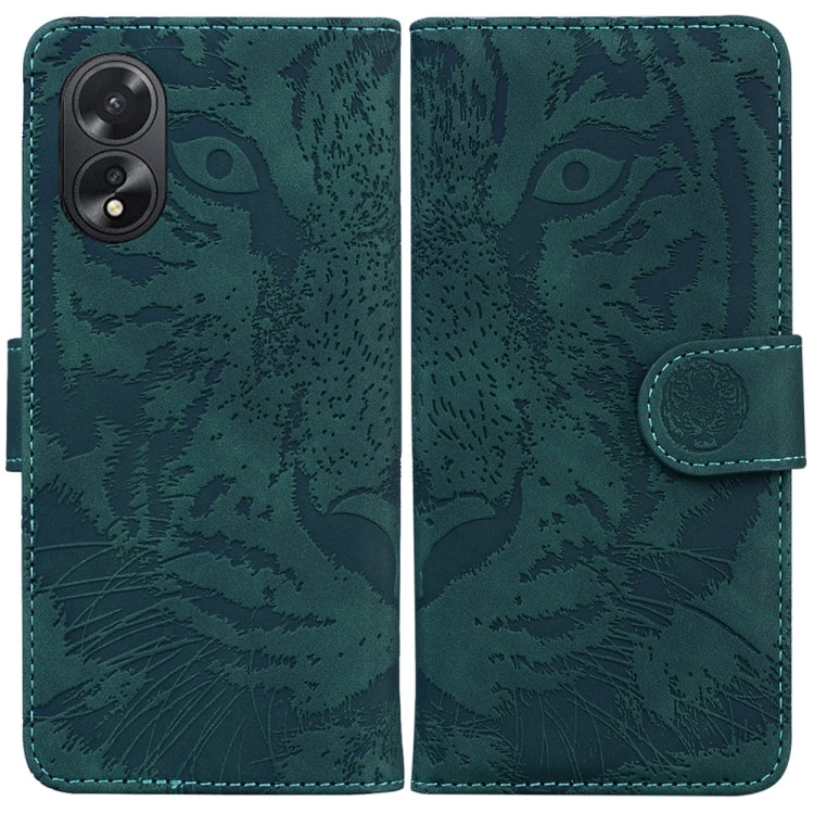 Tiger Embossing Pattern Flip Leather Phone Case, For OPPO A60 4G, For OPPO A3 Pro 5G, For OPPO F25 Pro 5G Global, For OPPO Reno11 F Global, For OPPO Reno11 Global, For OPPO Reno11 Pro 5G Global, For OPPO A59 5G / A2M, For OPPO A38 4G / A18             ...