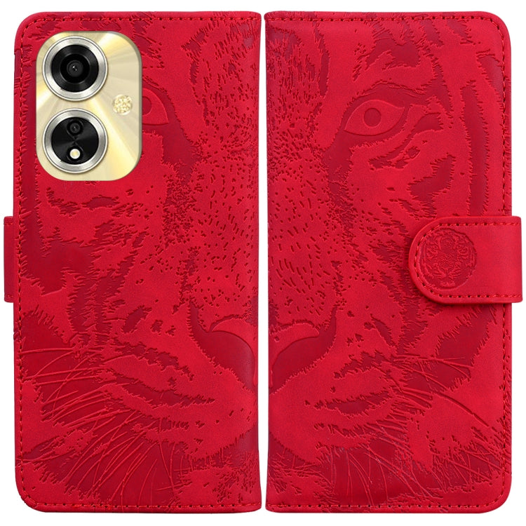 Tiger Embossing Pattern Flip Leather Phone Case, For OPPO A60 4G, For OPPO A3 Pro 5G, For OPPO F25 Pro 5G Global, For OPPO Reno11 F Global, For OPPO Reno11 Global, For OPPO Reno11 Pro 5G Global, For OPPO A59 5G / A2M, For OPPO A38 4G / A18             ...