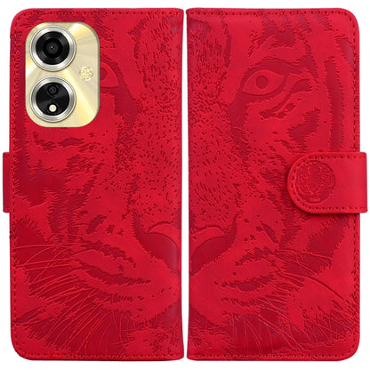 Tiger Embossing Pattern Flip Leather Phone Case, For OPPO A60 4G, For OPPO A3 Pro 5G, For OPPO F25 Pro 5G Global, For OPPO Reno11 F Global, For OPPO Reno11 Global, For OPPO Reno11 Pro 5G Global, For OPPO A59 5G / A2M, For OPPO A38 4G / A18             ...