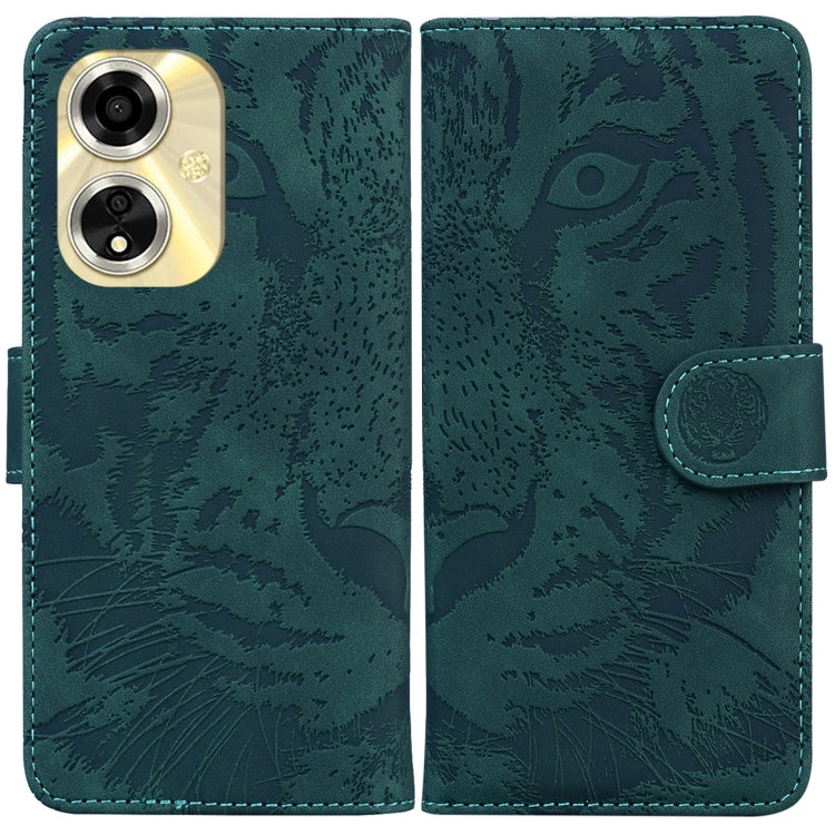 Tiger Embossing Pattern Flip Leather Phone Case, For OPPO A60 4G, For OPPO A3 Pro 5G, For OPPO F25 Pro 5G Global, For OPPO Reno11 F Global, For OPPO Reno11 Global, For OPPO Reno11 Pro 5G Global, For OPPO A59 5G / A2M, For OPPO A38 4G / A18             ...