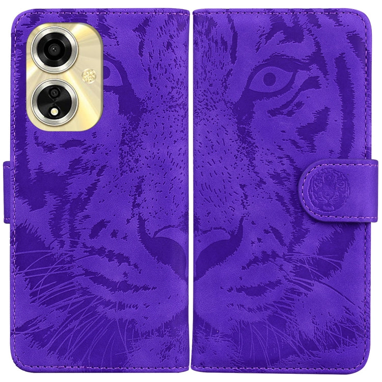 Tiger Embossing Pattern Flip Leather Phone Case, For OPPO A60 4G, For OPPO A3 Pro 5G, For OPPO F25 Pro 5G Global, For OPPO Reno11 F Global, For OPPO Reno11 Global, For OPPO Reno11 Pro 5G Global, For OPPO A59 5G / A2M, For OPPO A38 4G / A18             ...