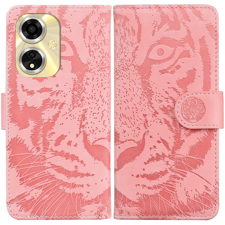 Tiger Embossing Pattern Flip Leather Phone Case, For OPPO A60 4G, For OPPO A3 Pro 5G, For OPPO F25 Pro 5G Global, For OPPO Reno11 F Global, For OPPO Reno11 Global, For OPPO Reno11 Pro 5G Global, For OPPO A59 5G / A2M, For OPPO A38 4G / A18             ...