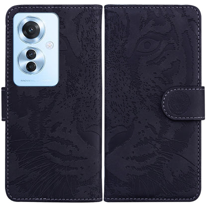 Tiger Embossing Pattern Flip Leather Phone Case, For OPPO A60 4G, For OPPO A3 Pro 5G, For OPPO F25 Pro 5G Global, For OPPO Reno11 F Global, For OPPO Reno11 Global, For OPPO Reno11 Pro 5G Global, For OPPO A59 5G / A2M, For OPPO A38 4G / A18             ...