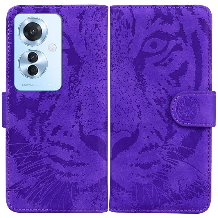 Tiger Embossing Pattern Flip Leather Phone Case, For OPPO A60 4G, For OPPO A3 Pro 5G, For OPPO F25 Pro 5G Global, For OPPO Reno11 F Global, For OPPO Reno11 Global, For OPPO Reno11 Pro 5G Global, For OPPO A59 5G / A2M, For OPPO A38 4G / A18             ...