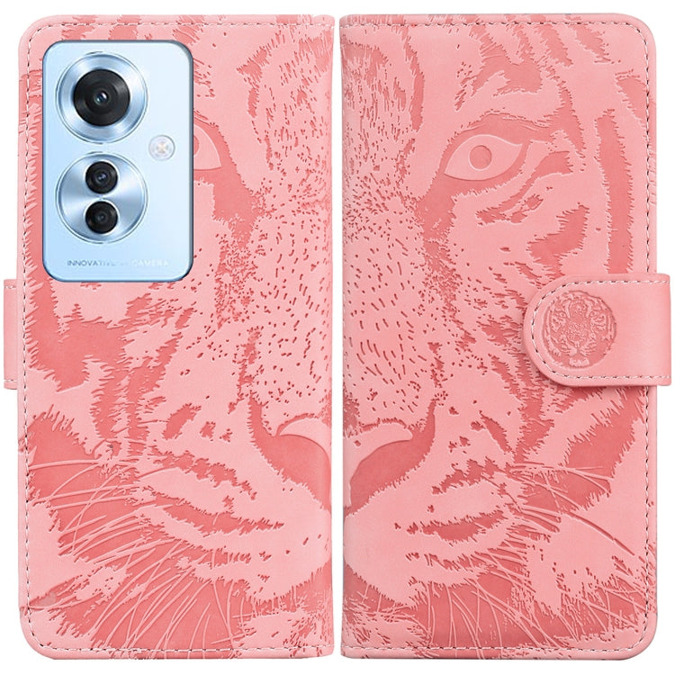 Tiger Embossing Pattern Flip Leather Phone Case, For OPPO A60 4G, For OPPO A3 Pro 5G, For OPPO F25 Pro 5G Global, For OPPO Reno11 F Global, For OPPO Reno11 Global, For OPPO Reno11 Pro 5G Global, For OPPO A59 5G / A2M, For OPPO A38 4G / A18             ...