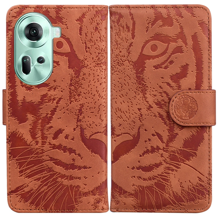 Tiger Embossing Pattern Flip Leather Phone Case, For OPPO A60 4G, For OPPO A3 Pro 5G, For OPPO F25 Pro 5G Global, For OPPO Reno11 F Global, For OPPO Reno11 Global, For OPPO Reno11 Pro 5G Global, For OPPO A59 5G / A2M, For OPPO A38 4G / A18             ...