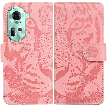 Tiger Embossing Pattern Flip Leather Phone Case, For OPPO A60 4G, For OPPO A3 Pro 5G, For OPPO F25 Pro 5G Global, For OPPO Reno11 F Global, For OPPO Reno11 Global, For OPPO Reno11 Pro 5G Global, For OPPO A59 5G / A2M, For OPPO A38 4G / A18             ...