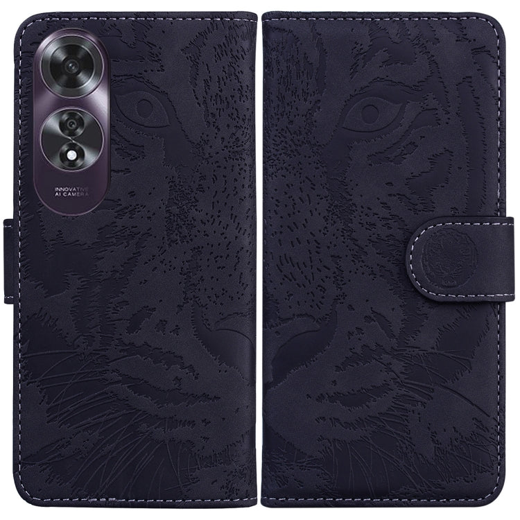Tiger Embossing Pattern Flip Leather Phone Case, For OPPO A60 4G, For OPPO A3 Pro 5G, For OPPO F25 Pro 5G Global, For OPPO Reno11 F Global, For OPPO Reno11 Global, For OPPO Reno11 Pro 5G Global, For OPPO A59 5G / A2M, For OPPO A38 4G / A18             ...