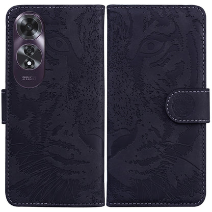 Tiger Embossing Pattern Flip Leather Phone Case, For OPPO A60 4G, For OPPO A3 Pro 5G, For OPPO F25 Pro 5G Global, For OPPO Reno11 F Global, For OPPO Reno11 Global, For OPPO Reno11 Pro 5G Global, For OPPO A59 5G / A2M, For OPPO A38 4G / A18             ...