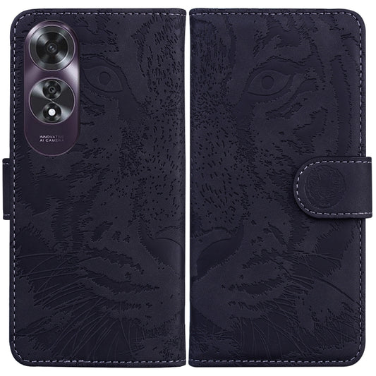 Tiger Embossing Pattern Flip Leather Phone Case, For OPPO A60 4G, For OPPO A3 Pro 5G, For OPPO F25 Pro 5G Global, For OPPO Reno11 F Global, For OPPO Reno11 Global, For OPPO Reno11 Pro 5G Global, For OPPO A59 5G / A2M, For OPPO A38 4G / A18             ...