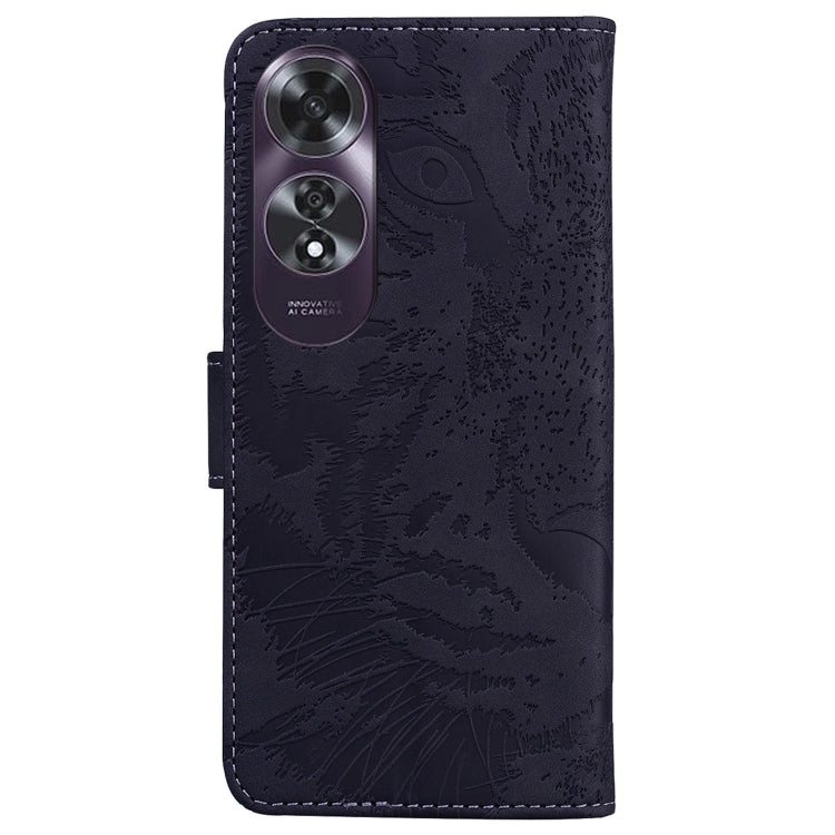 Tiger Embossing Pattern Flip Leather Phone Case, For OPPO A60 4G, For OPPO A3 Pro 5G, For OPPO F25 Pro 5G Global, For OPPO Reno11 F Global, For OPPO Reno11 Global, For OPPO Reno11 Pro 5G Global, For OPPO A59 5G / A2M, For OPPO A38 4G / A18             ...