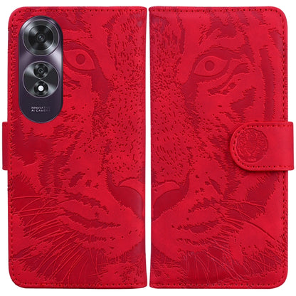 Tiger Embossing Pattern Flip Leather Phone Case, For OPPO A60 4G, For OPPO A3 Pro 5G, For OPPO F25 Pro 5G Global, For OPPO Reno11 F Global, For OPPO Reno11 Global, For OPPO Reno11 Pro 5G Global, For OPPO A59 5G / A2M, For OPPO A38 4G / A18             ...