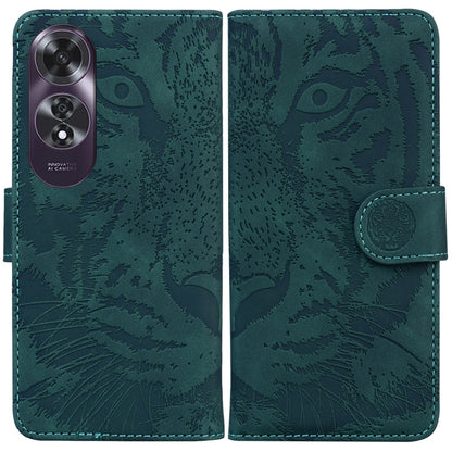Tiger Embossing Pattern Flip Leather Phone Case, For OPPO A60 4G, For OPPO A3 Pro 5G, For OPPO F25 Pro 5G Global, For OPPO Reno11 F Global, For OPPO Reno11 Global, For OPPO Reno11 Pro 5G Global, For OPPO A59 5G / A2M, For OPPO A38 4G / A18             ...