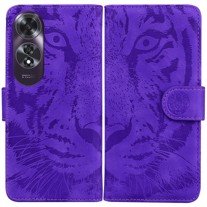 Tiger Embossing Pattern Flip Leather Phone Case, For OPPO A60 4G, For OPPO A3 Pro 5G, For OPPO F25 Pro 5G Global, For OPPO Reno11 F Global, For OPPO Reno11 Global, For OPPO Reno11 Pro 5G Global, For OPPO A59 5G / A2M, For OPPO A38 4G / A18             ...