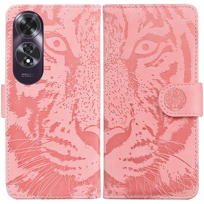 Tiger Embossing Pattern Flip Leather Phone Case, For OPPO A60 4G, For OPPO A3 Pro 5G, For OPPO F25 Pro 5G Global, For OPPO Reno11 F Global, For OPPO Reno11 Global, For OPPO Reno11 Pro 5G Global, For OPPO A59 5G / A2M, For OPPO A38 4G / A18             ...