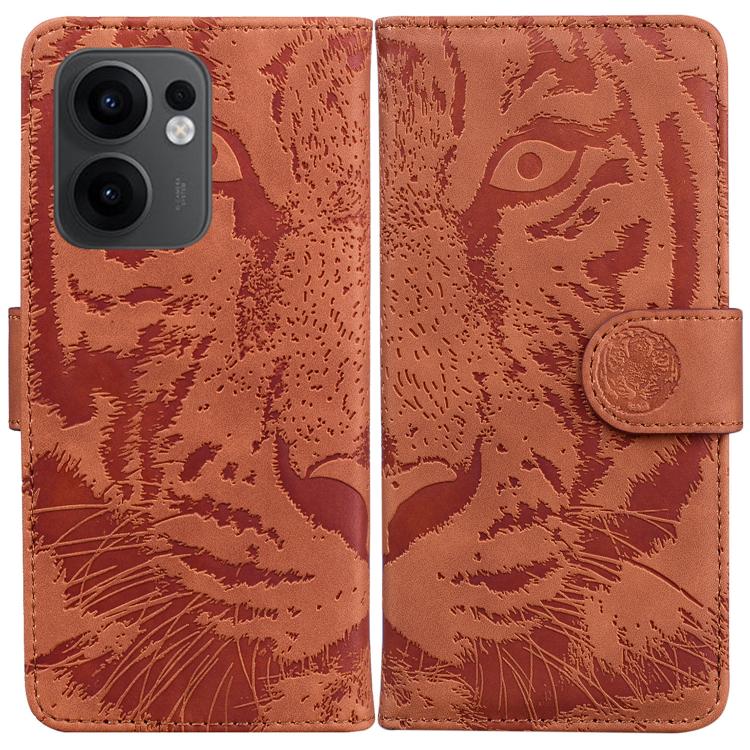 Tiger Embossing Pattern Flip Leather Phone Case, For OPPO A6 / A6s / A6t / A6x 4G / 5G Global, For OPPO Reno15 Pro Max 5G / Reno15 Pro India, For OPPO Reno15 Pro 5G / Reno15 Pro Mini 5G, For OPPO Reno15 F 5G Global, For OPPO Reno15 5G Global           ...