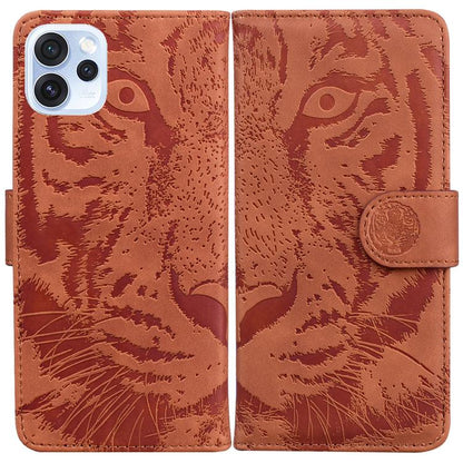 Tiger Embossing Pattern Flip Leather Phone Case, For OPPO A6 / A6s / A6t / A6x 4G / 5G Global, For OPPO Reno15 Pro Max 5G / Reno15 Pro India, For OPPO Reno15 Pro 5G / Reno15 Pro Mini 5G, For OPPO Reno15 F 5G Global, For OPPO Reno15 5G Global           ...