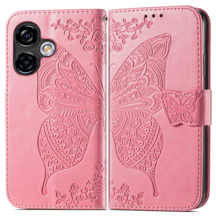 Butterfly Love Flower Embossed Leather Phone Case, For Ulefone Note 16 Pro