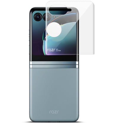 1 Sets imak Curved Full Screen Hydrogel Film Front + Back Film Set, For Motorola Razr 40 Ultra