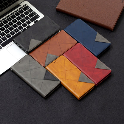 Assorted colors flip phone wallets with rhombus texture and card slots, magnetic closure
