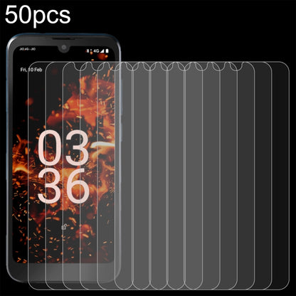 50pcs 0.26mm 9H 2.5D Tempered Glass Film, For Orbic Trophy 5G Verizon, For Orbic Fun+ 4G