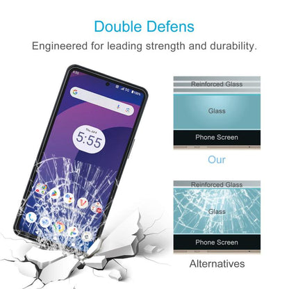 50pcs 0.26mm 9H 2.5D Tempered Glass Film, For Orbic Trophy 5G Verizon, For Orbic Fun+ 4G
