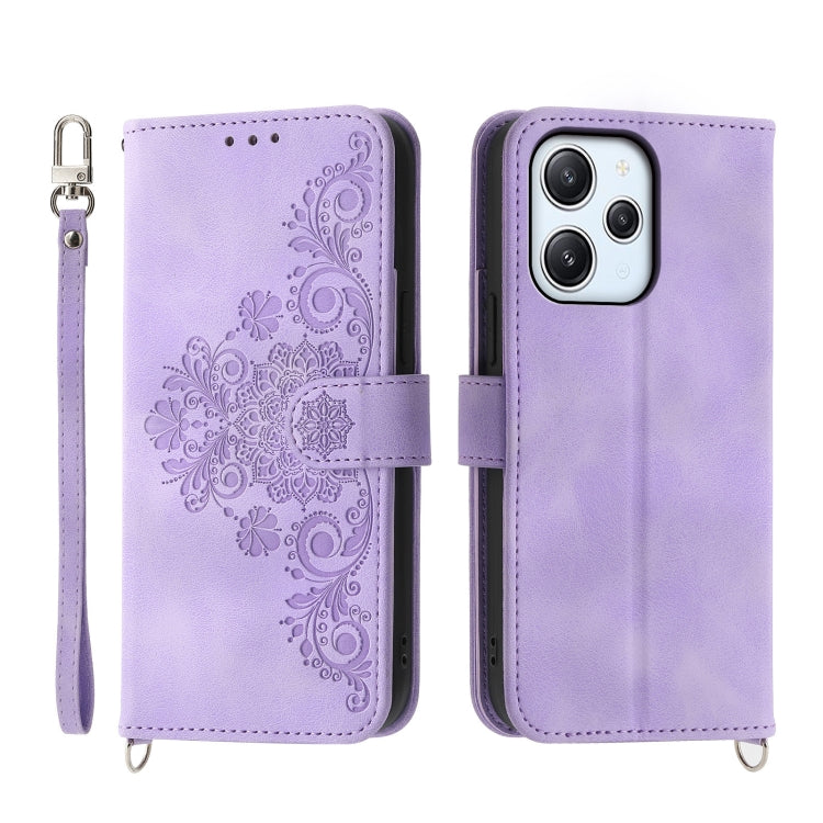 Skin-feel Flowers Embossed Wallet Leather Phone Case, For Xiaomi Redmi A3, For Xiaomi Redmi Note 13 Pro 4G, For Xiaomi Redmi Note 13 4G, For Xiaomi Poco X6 Pro 5G, For Xiaomi 14 Ultra, For Xiaomi 14 Pro, For Xiaomi 14, For Xiaomi Redmi Note 13 5G      ...