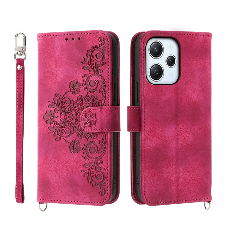 Skin-feel Flowers Embossed Wallet Leather Phone Case, For Xiaomi Redmi A3, For Xiaomi Redmi Note 13 Pro 4G, For Xiaomi Redmi Note 13 4G, For Xiaomi Poco X6 Pro 5G, For Xiaomi 14 Ultra, For Xiaomi 14 Pro, For Xiaomi 14, For Xiaomi Redmi Note 13 5G      ...