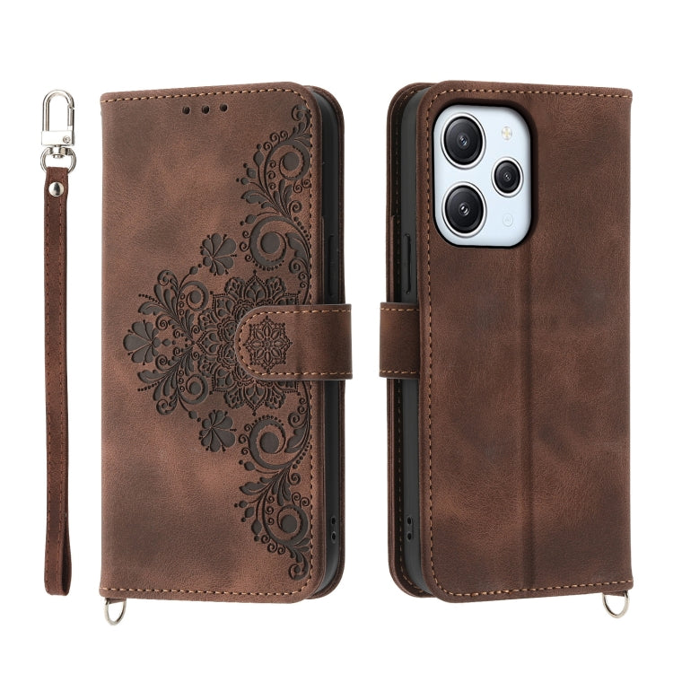 Skin-feel Flowers Embossed Wallet Leather Phone Case, For Xiaomi Redmi A3, For Xiaomi Redmi Note 13 Pro 4G, For Xiaomi Redmi Note 13 4G, For Xiaomi Poco X6 Pro 5G, For Xiaomi 14 Ultra, For Xiaomi 14 Pro, For Xiaomi 14, For Xiaomi Redmi Note 13 5G      ...