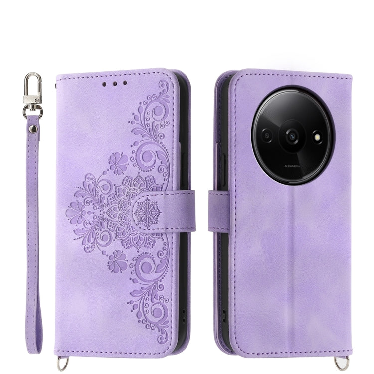 Skin-feel Flowers Embossed Wallet Leather Phone Case, For Xiaomi Redmi A3, For Xiaomi Redmi Note 13 Pro 4G, For Xiaomi Redmi Note 13 4G, For Xiaomi Poco X6 Pro 5G, For Xiaomi 14 Ultra, For Xiaomi 14 Pro, For Xiaomi 14, For Xiaomi Redmi Note 13 5G      ...