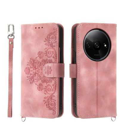 Skin-feel Flowers Embossed Wallet Leather Phone Case, For Xiaomi Redmi A3, For Xiaomi Redmi Note 13 Pro 4G, For Xiaomi Redmi Note 13 4G, For Xiaomi Poco X6 Pro 5G, For Xiaomi 14 Ultra, For Xiaomi 14 Pro, For Xiaomi 14, For Xiaomi Redmi Note 13 5G      ...