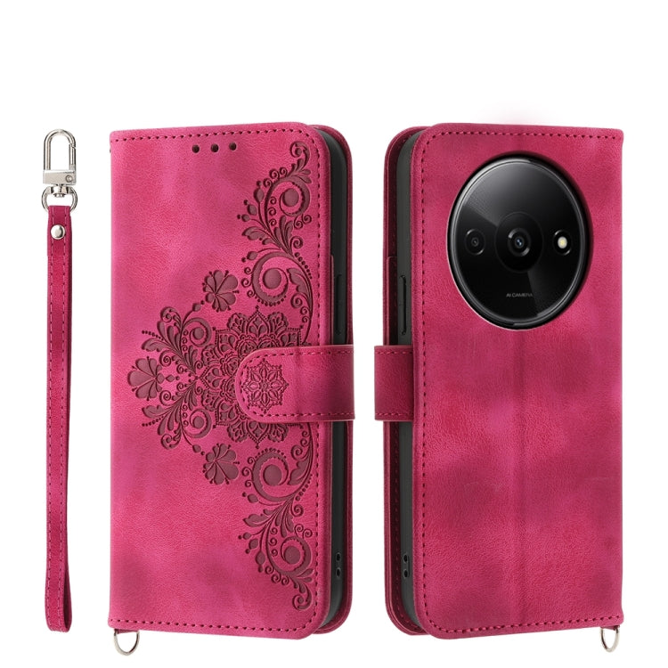 Skin-feel Flowers Embossed Wallet Leather Phone Case, For Xiaomi Redmi A3, For Xiaomi Redmi Note 13 Pro 4G, For Xiaomi Redmi Note 13 4G, For Xiaomi Poco X6 Pro 5G, For Xiaomi 14 Ultra, For Xiaomi 14 Pro, For Xiaomi 14, For Xiaomi Redmi Note 13 5G      ...