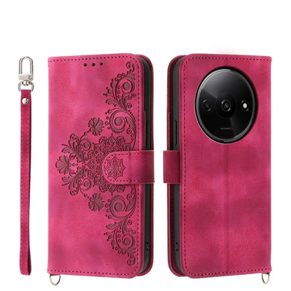 Skin-feel Flowers Embossed Wallet Leather Phone Case, For Xiaomi Redmi A3, For Xiaomi Redmi Note 13 Pro 4G, For Xiaomi Redmi Note 13 4G, For Xiaomi Poco X6 Pro 5G, For Xiaomi 14 Ultra, For Xiaomi 14 Pro, For Xiaomi 14, For Xiaomi Redmi Note 13 5G      ...