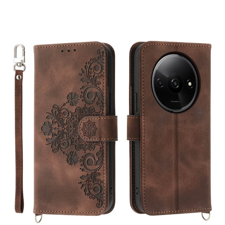 Skin-feel Flowers Embossed Wallet Leather Phone Case, For Xiaomi Redmi A3, For Xiaomi Redmi Note 13 Pro 4G, For Xiaomi Redmi Note 13 4G, For Xiaomi Poco X6 Pro 5G, For Xiaomi 14 Ultra, For Xiaomi 14 Pro, For Xiaomi 14, For Xiaomi Redmi Note 13 5G      ...