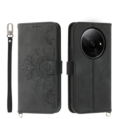 Skin-feel Flowers Embossed Wallet Leather Phone Case, For Xiaomi Redmi A3, For Xiaomi Redmi Note 13 Pro 4G, For Xiaomi Redmi Note 13 4G, For Xiaomi Poco X6 Pro 5G, For Xiaomi 14 Ultra, For Xiaomi 14 Pro, For Xiaomi 14, For Xiaomi Redmi Note 13 5G      ...