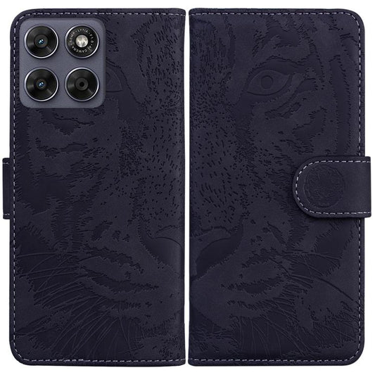 Tiger Embossing Pattern Flip Leather Phone Case, For Motorola Moto G Max / G87 / G77 / G67 5G, For Motorola Edge 70 Fusion 5G, For Motorola Moto G06 4G, For Motorola Moto G56 5G / G66j 5G / G66y 5G, For Motorola Moto G86 5G                             ...