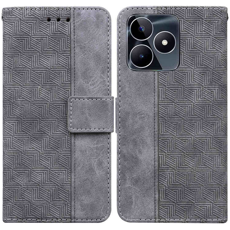 Geometric Embossed Leather Phone Case, For Realme 12+, For Realme 12 Pro+ Global, For Realme C67 4G Global, For Realme 11 4G Global, For Realme 11 5G/Narzo 60 India Version, For Realme 11 5G Global, For Realme 11 Pro / 11 Pro+ / Narzo 60 Pro           ...