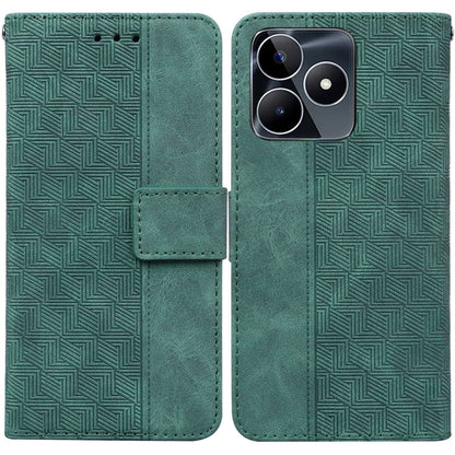 Geometric Embossed Leather Phone Case, For Realme 12+, For Realme 12 Pro+ Global, For Realme C67 4G Global, For Realme 11 4G Global, For Realme 11 5G/Narzo 60 India Version, For Realme 11 5G Global, For Realme 11 Pro / 11 Pro+ / Narzo 60 Pro           ...