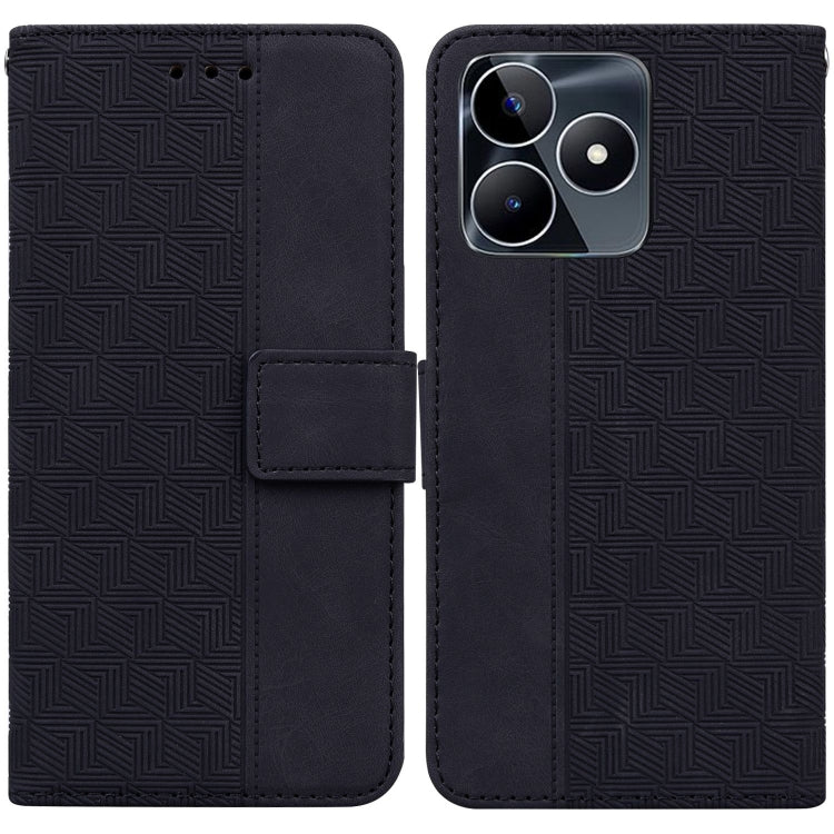 Geometric Embossed Leather Phone Case, For Realme 12+, For Realme 12 Pro+ Global, For Realme C67 4G Global, For Realme 11 4G Global, For Realme 11 5G/Narzo 60 India Version, For Realme 11 5G Global, For Realme 11 Pro / 11 Pro+ / Narzo 60 Pro           ...